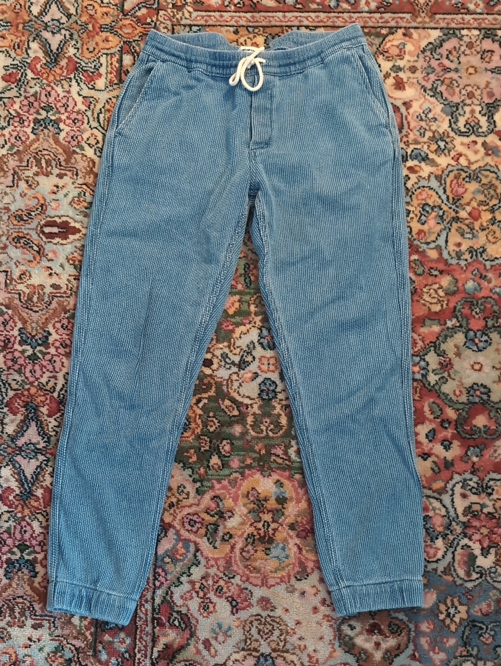 Taylor Stitch Light Blue Sashiko Apresr Pants